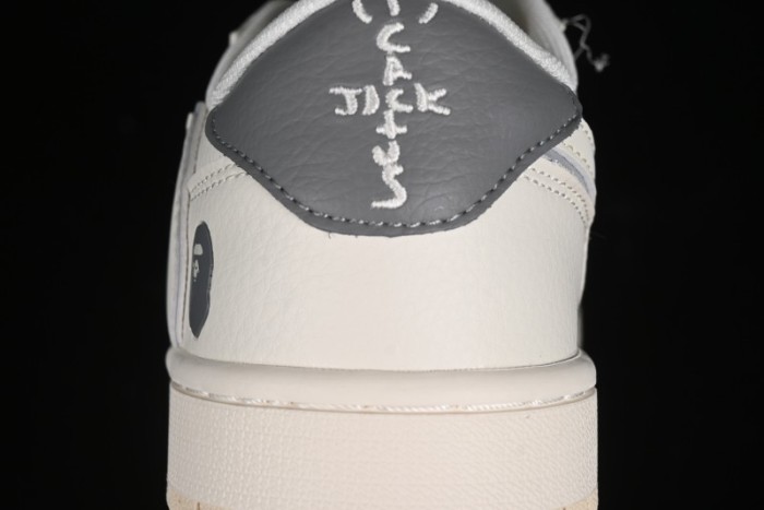 Nike Travis Scott x Fragment Design x Air Jordan 1 Low OG SP AJ1 Bape Collaboration - LJ5188-012