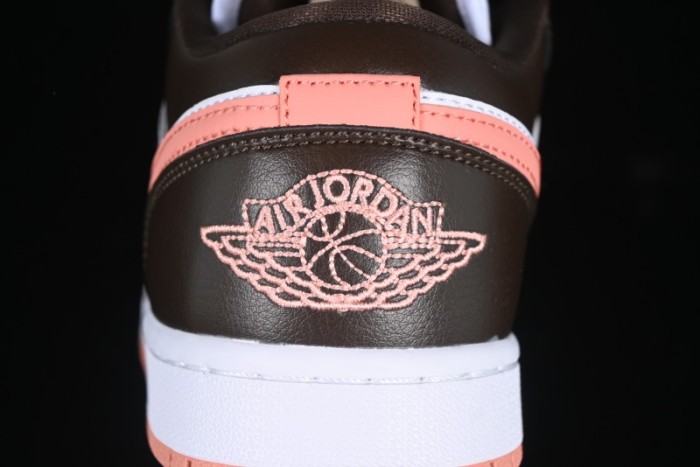 Nike Air Jordan 1 Low AJ1 Mocha Pink Casual Lifestyle Sneakers - DC0774-182