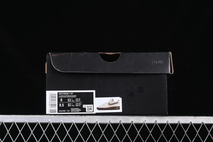 Nike Air Force 1 '07 Low Casual Sneakers with Full-Length Air Cushion - HQ3485-104