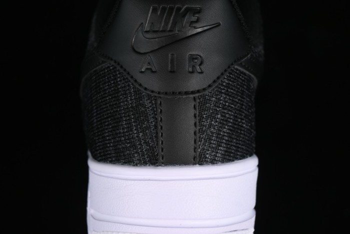 Nike Air Force 1 '07 Low 2.0 Black Flyknit Casual Sneakers - CI0051-300 1