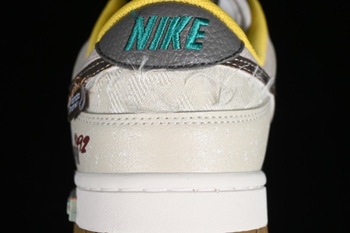 Nike Dunk Low Panda Prank Sail Era Sails Tan Brown SB Strap Low-Top Casual Skate Shoes - FV3629-371