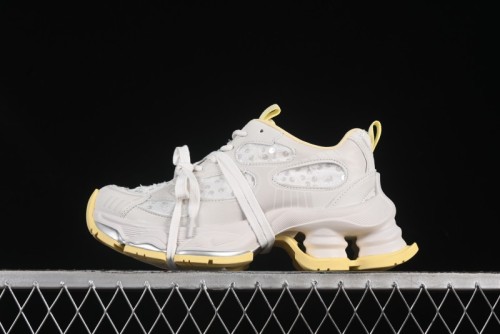 GG-CC Star Same Style Lace-up Hollow Out Dad Shoes with 5cm Height Increasing Sole - G25U9988