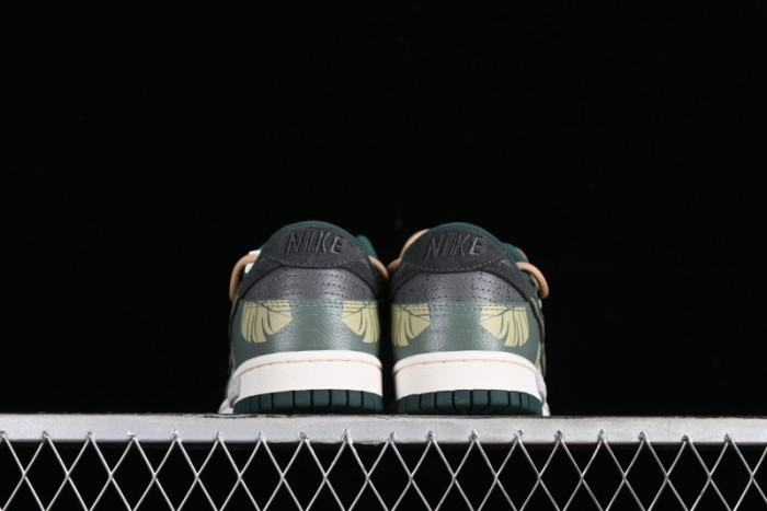Nike Dunk Low Panda Prank Jungle Crossing - Green Wild Floating Abyss Beige Brown Green SB Lace-Up Low-Top Casual Skate Shoes - FD0350-133 1