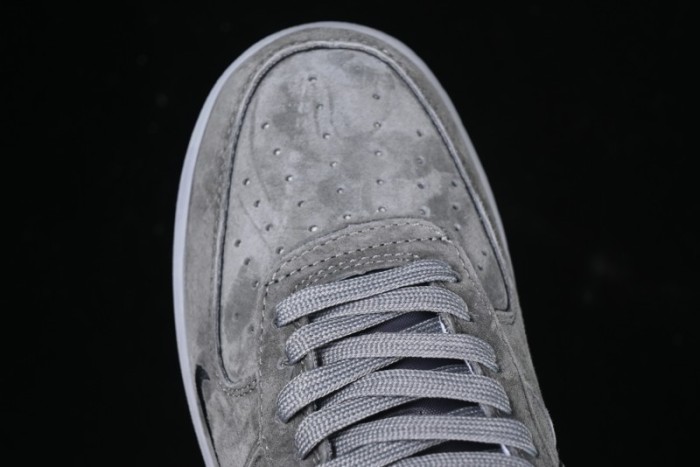 Nike Air Force 1 '07 Low UN Collaboration - Shadow Grey Pigskin Sneakers DF0188-018