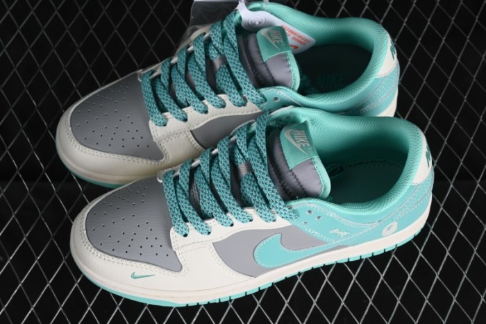 Nike SB Dunk Low BAPE Collaboration - Beige Grey Indigo Anniversary Custom Low-Top Casual Skate Shoes - BB8969-003 1