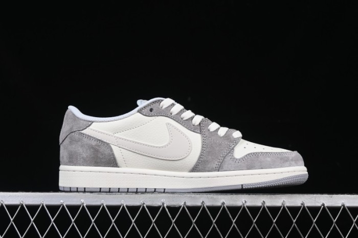 Nike Travis Scott x Fragment Design x Air Jordan 1 Low OG SP AJ1 Retro Casual Sneakers - DM7866-048