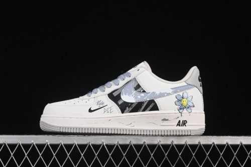 Nike Air Force 1'07 Low  Little Blue Flower  Casual Sneakers - FB1893-888