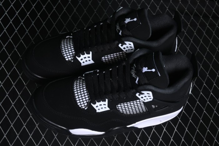 Nike Air Jordan 4 Retro White Thunder Basketball Shoes - FQ8138-001