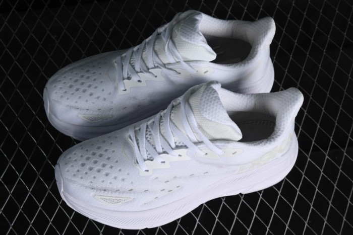 HOKA ONE ONE Bondi 8 Functional Cushioned Running Shoes with Soft EVA Midsole - 1127952 WWH 1