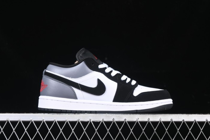 Nike Air Jordan 1 Low AJ1 Grey White Black Swoosh Casual Sneakers - HF3148-106