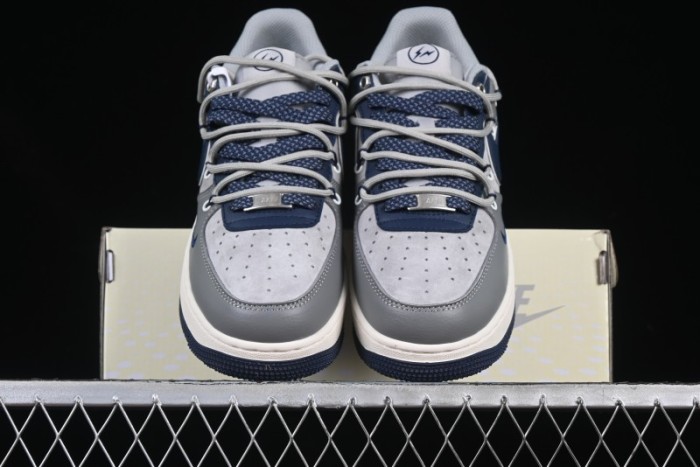 Nike Air Force 1 '07 Low Lightning Collaboration Cement Grey Drawstring Casual Sneakers - SJ1198-111