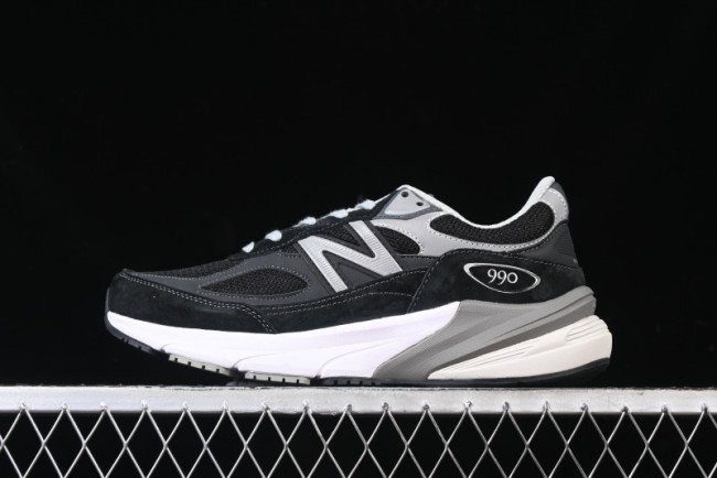 New Balance 990 Series Premium Retro Running Shoes with Carbon Fiber Midsole - M990BK6