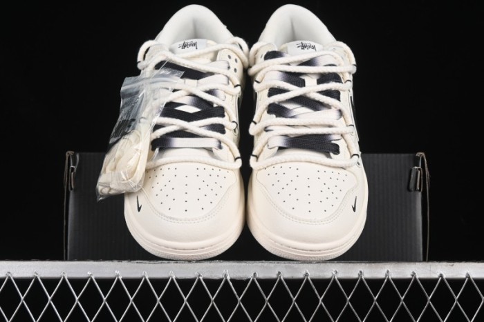 Nike SB Dunk Low Stussy Anniversary Custom Low-Top Casual Skate Shoes - SJ2068-297