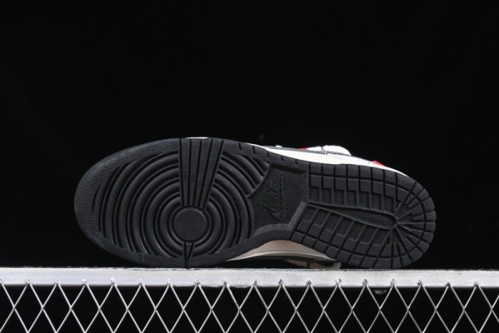 Nike SB Dunk Low The North Face x Supreme Collaboration Light Gray Hook Anniversary Custom Low-Top Casual Skate Shoes - YX5066-230