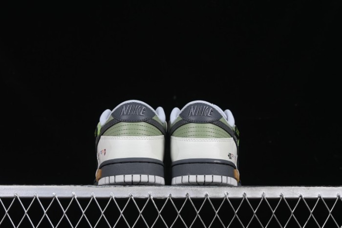 Nike Dunk Retro Low Grey Fog Panda Prank Mountain Theme Casual Sneakers - DD1391-103