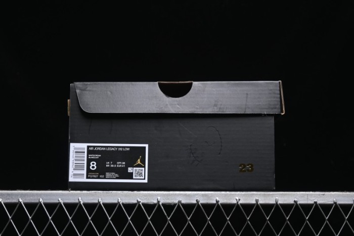 Nike Air Jordan Legacy 312 Low Sneakers with Velcro Strap and Triple Fusion Design - FQ7827-102