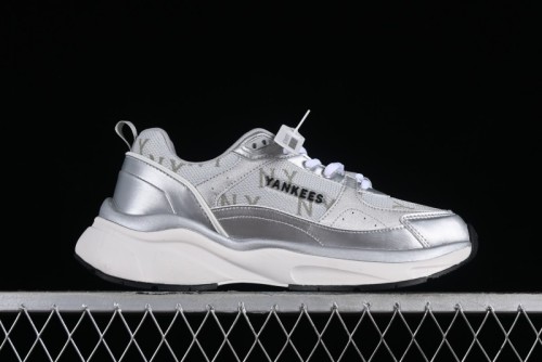 New York Yankees NY MLB Fast Ball Classic Monogram 24SS Retro Casual Running Shoes - 3ARNFSB4N50SS