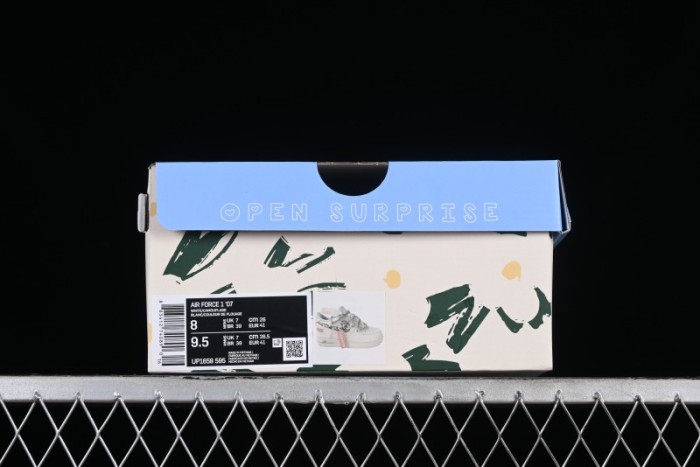 Nike Supreme x Air Force 1'07 Low  Box Logo  Camouflage Print Casual Sneakers - UP1658-595 1