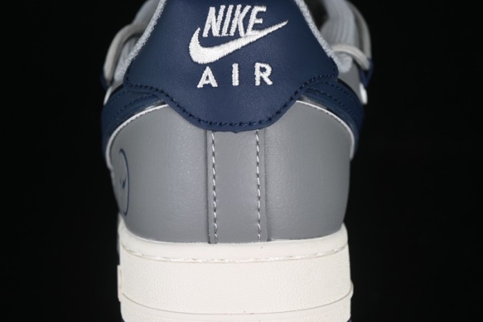 Nike Air Force 1 '07 Low Lightning Collaboration Cement Grey Drawstring Casual Sneakers - SJ1198-111