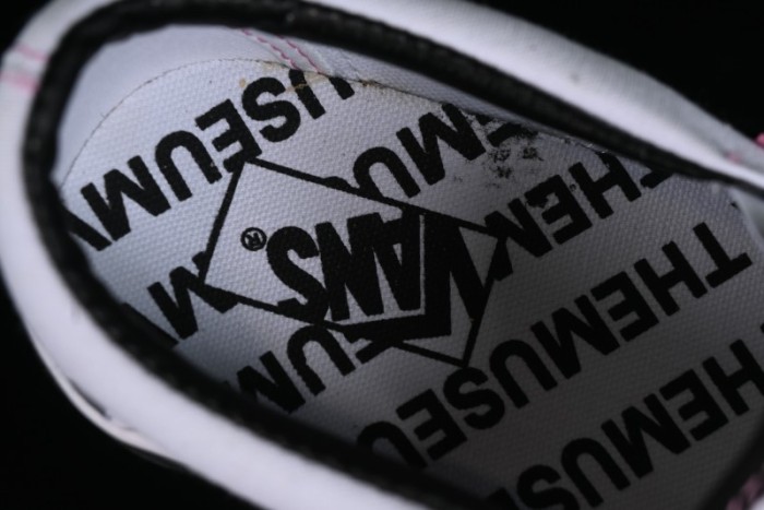 Vans Slip-On Classic Collaborative Hand-Painted Graffiti with Pink Accents and Crystal Outsole Checkerboard Slip-On - VN000CT5BPA 1