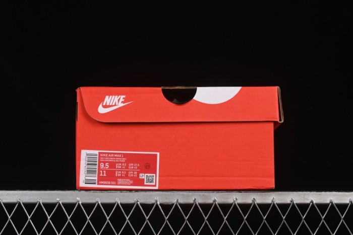 Nike Air Max 1 Retro Running Shoes with Half-Sole Air Cushion - HM9936-001