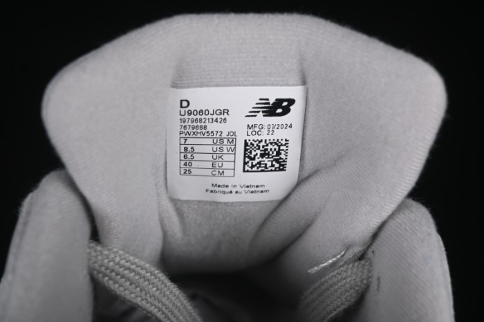 Joe Freshgoods x New Balance 9060 Retro Running Sneakers with ABZORB Cushioning - U9060JGR