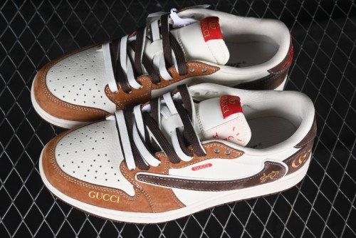 Nike Travis Scott x Fragment Design x Air Jordan 1 Low OG SP Sneakers - DM9288-011