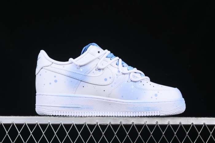 Nike Air Force 1 '07 Low Snow Tie-Dye Casual Sneakers with Lace-Up Closure - ZH0316-057