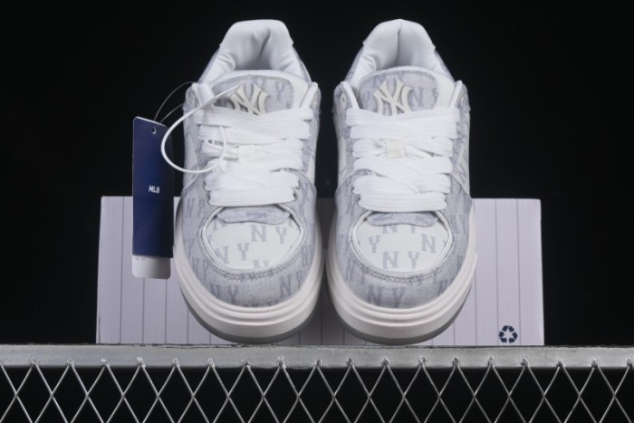 New York Yankees Chunky Liner Mid Denim Monogram Platform Sandals - 3ASXD065N50GRS