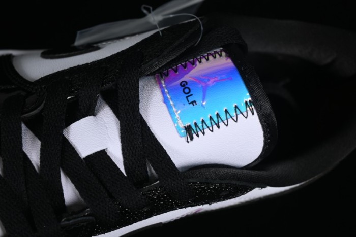 Nike Air Jordan 1 Low Golf AJ1 Retro Golf Shoes with Laser Patent Leather and Double Hook Design - FZ4159-100 1
