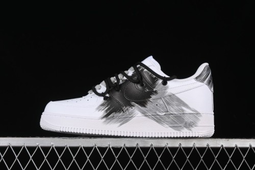 Nike Air Force 1 '07 Low Storm Graffiti Low-Top Casual Sneakers - DD2024-010