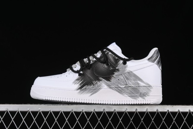 Nike Air Force 1 '07 Low Storm Graffiti Low-Top Casual Sneakers - DD2024-010