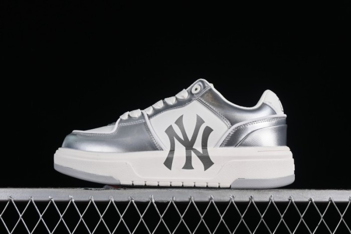 MLB Chunky Liner Metal Senior Series Lightweight Platform Casual Sneakers with 6cm Height Increase - 3ASXCLH3N50GRS