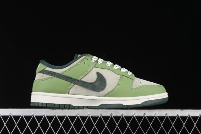 Nike SB Dunk Low UN Collaboration - Flying Spring Green Anniversary High-End Custom Low-Top Casual Skate Shoes - JH8310-959