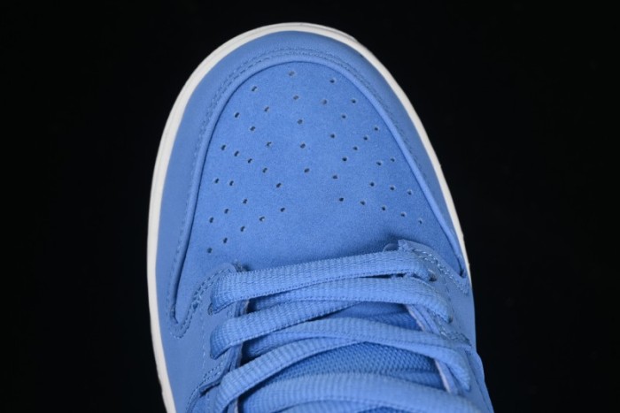 Nike SB Dunk Low Pro ISO Skateboarding Shoes in University Blue with White Swoosh - FJ1674-401