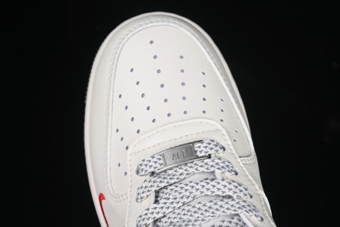 Nike Air Force 1 '07 Low Supreme Snake Year Limited Edition Silver Swoosh Low-Top Casual Sneakers - XS1958-503