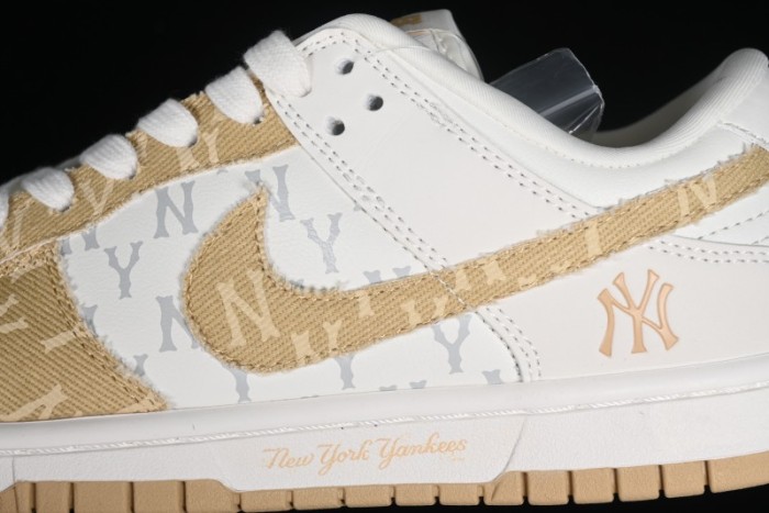 Nike SB Dunk Low MLB Collaboration - Yellow Denim Anniversary Custom Low-Top Casual Skate Shoes - DQ1098-346 1