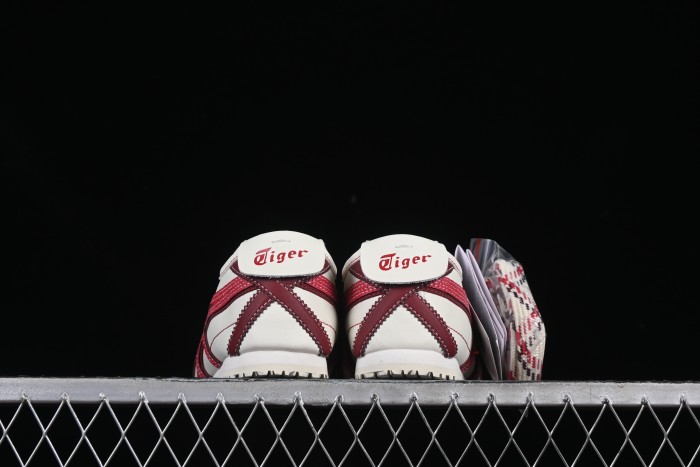 Onitsuka Tiger Mexico 66 Low-Top Leather Sneakers for Casual Running - 1183C391-100