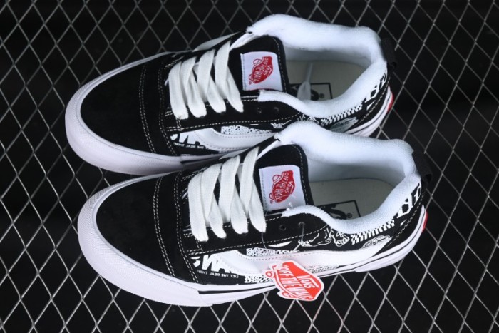 Vans Knu Skool Comfortable Fashion Slip-Resistant Wear-Resistant Low-Top Casual Sneakers - VN000CS0239