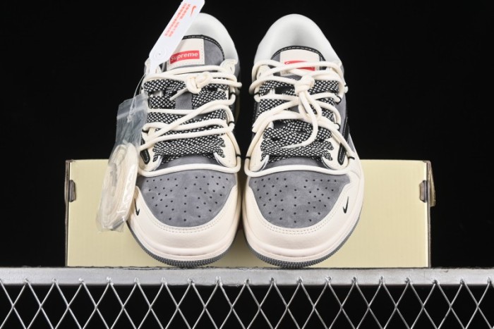 Nike Travis Scott x Fragment Design x Air Jordan 1 Low OG SP AJ1 Supreme Collaboration - SJ0086-132