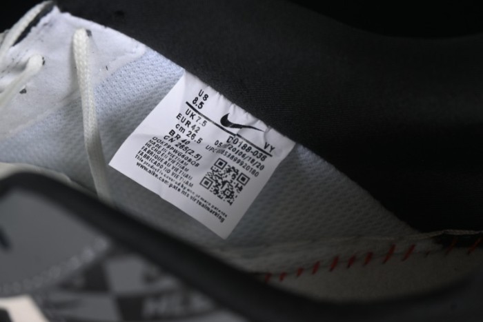 Nike Air Force 1 '07 Low MLB Collaboration Dark Checkered Beige Low-Top Casual Sneakers - DF0188-038