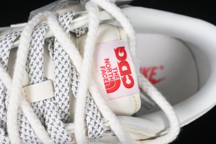 Nike SB Dunk Low x The North Face x Supreme Series - Strap Beige White Hook Anniversary High-End Custom Low-Top Casual Skate Shoes - YX5066-229