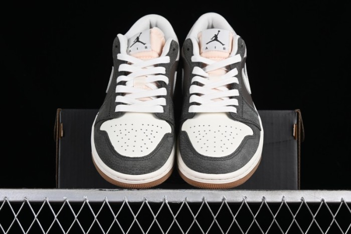 Nike Air Jordan 1 Low  Snkrs Day  Casual Sneakers with Grey Toe Design - FD0399-004 1