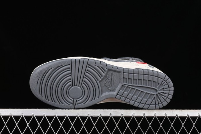 Nike SB Dunk Low Carhartt Collaboration - Strap Grey Hook Anniversary High-End Custom Low-Top Casual Skate Shoes - SJ2068-266