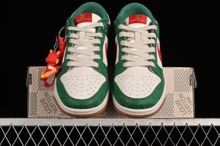 Nike SB Dunk Low Chinese New Year Limited Edition - Little Azure Dragon Anniversary High-End Custom Low-Top Casual Sneakers - XP3802-331 1