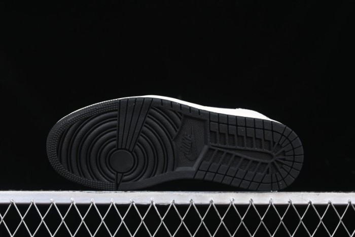 Nike Travis Scott x Fragment Design x Air Jordan 1 Low OG SP AJ1 Retro Sneakers in Summer Cicada Grey - XZ6898-001