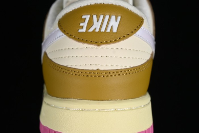 Nike Dunk Low  Just Do It  SB Low-Top Casual Skate Shoes in Coconut Milk and Pink - FD8683-700 1