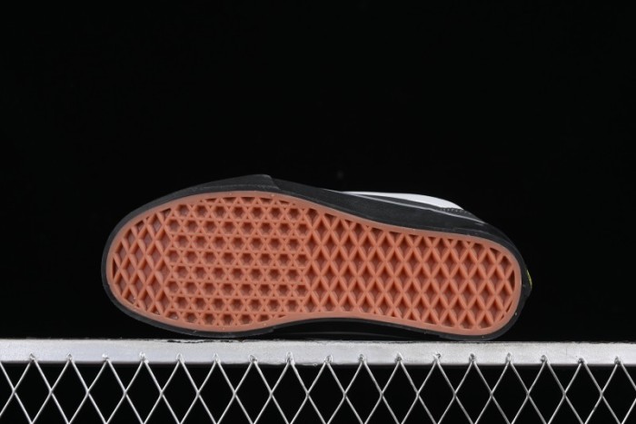 Vans OG Classic Slip-On Acid Wash Retro Grey Black Skate Shoes - VN0009QCGRY 1