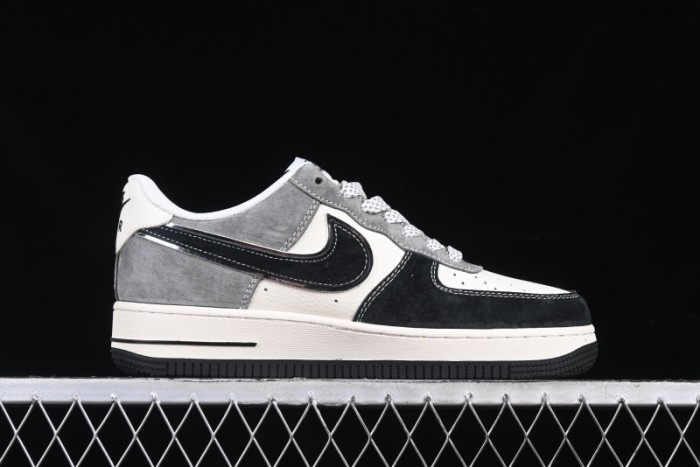 Nike Air Force 1'07 Low The North Face Collaboration Black Beige Grey Casual Sneakers - XZ6188-976