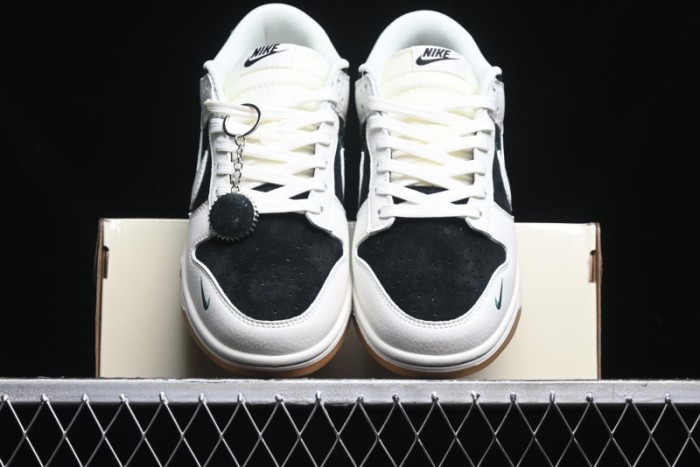 Nike SB Dunk Low Stussy Collaboration - Double Shadow White Hook Anniversary High-End Custom Low-Top Casual Skate Shoes - SF1029-406